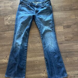 7 for All Mankind Dark Blue Flare Jeans